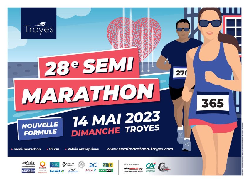 Semi-marathon de Troyes 2023